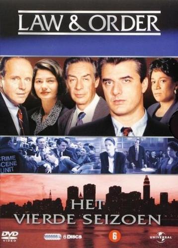  	 Law & Order Seizoen 4, Origineel Ned.Ondert. 6 dvd box beschikbaar voor biedingen