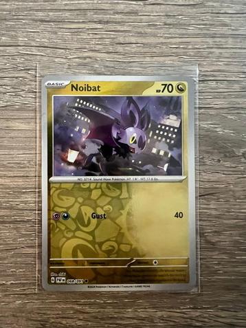 Noitbat Reverse Holo 68/91 Pokemon Paldean Fates