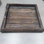 Houten Dienblad - Stoer en Sober, Ophalen, Gebruikt, Vierkant, Hout