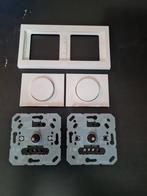 2x Dimmer LED Jung 1731DD met afdekking wit, Ophalen of Verzenden, Gebruikt, Schakelaar