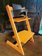 Stokke nieuw model TRIPP TRAPP kinderstoel oranje + babyset, Ophalen, Zo goed als nieuw, Meegroeistoel, Stoelverkleiner