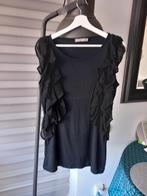 NIEUW ZWART STRETCHY DAMESSHIRT MAAT 44/46 VERSION ORGINALE., Kleding | Dames, Zwart, Maat 42/44 (L), Nieuw, Ophalen of Verzenden