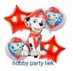 Paw patrol 5 delige set ballonnen nr P595A, Hobby en Vrije tijd, Feestartikelen, Ophalen of Verzenden, Nieuw, Versiering, Verjaardag