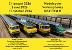 31 januari 2026 Modelspoorverkoop Zegge, Hobby en Vrije tijd, Gebruikt, Gelijkstroom of Wisselstroom, Overige typen, Ophalen