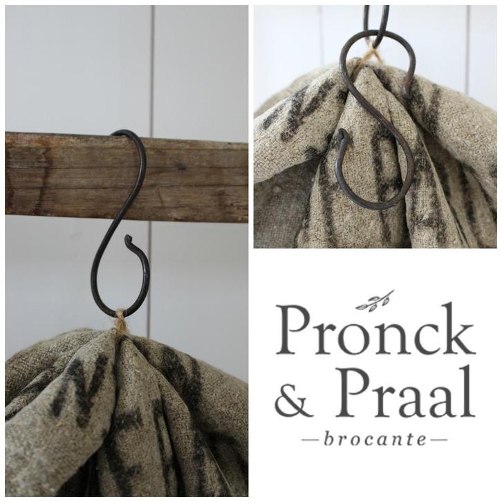 Stoere S haak 9,5 cm. *Pronck & Praal*, Huis en Inrichting, Woonaccessoires | Overige, Nieuw, Ophalen of Verzenden