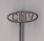 CNV Vakbond zilver speldje, Verzamelen, Gebruikt, Niet vindbaar, Niet vindbaar, Speldje of Pin