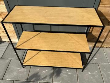 Industriële kast / stellingkast / wandkast bamboe stijl beschikbaar voor biedingen