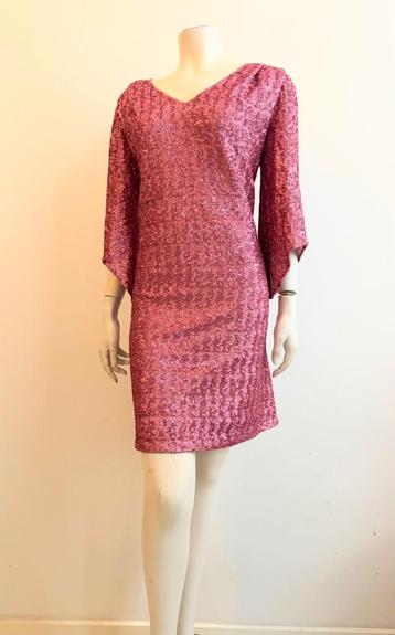 LaDress roze glitterjurk XL  beschikbaar voor biedingen