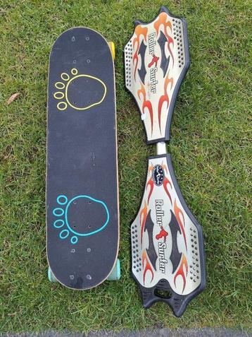 1 x waveboard & 1 x Skateboard   15,-  per stuk beschikbaar voor biedingen