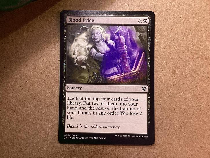 1x Blood Price [093/280] (Near Mint), Hobby en Vrije tijd, Verzamelkaartspellen | Magic the Gathering, Zo goed als nieuw, Losse kaart