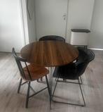Ronde eettafel Naduvi, Huis en Inrichting, Tafels | Eettafels, 50 tot 100 cm, Rond, Zo goed als nieuw, Drie personen