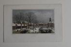 ASSEN IJSGEZICHT Staalgravure Handgekleurd 1858 Terwen GU1, Antiek en Kunst, Verzenden