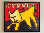 Origineel Jack schilderij 2007 Born to be Wild, Antiek en Kunst, Ophalen
