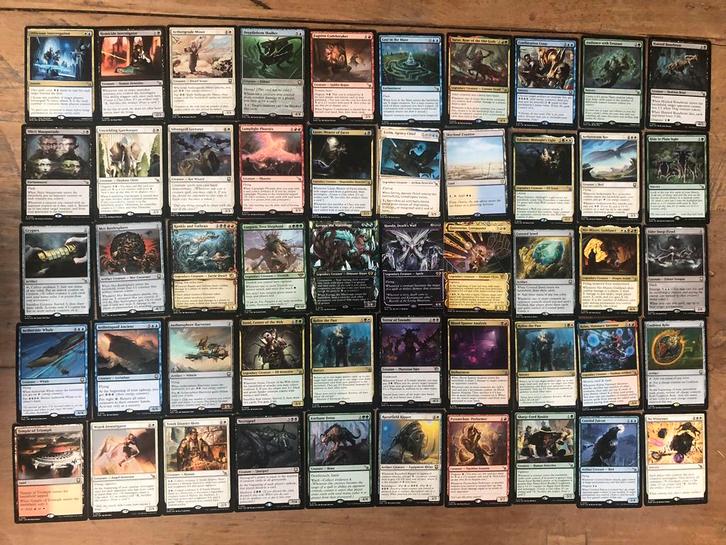 50 - 300 mtg rares magic the gathering, Hobby en Vrije tijd, Verzamelkaartspellen | Magic the Gathering, Zo goed als nieuw, Meerdere kaarten