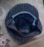 Wol Flat Cap pet Ruiten WESBURY grijs bruin oorkleppen 56, Verzenden, Gedragen, Pet