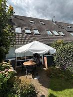 *Nieuw* Parasol Marrakesh wit rond 251 cm, Tuin en Terras, Ophalen, Nieuw, 2 tot 3 meter, Stokparasol