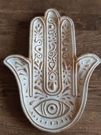 Hamsa hand wit/ goud, Huis en Inrichting, Woonaccessoires | Overige, Ophalen of Verzenden, Zo goed als nieuw