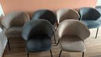 Eetkamerstoel | BePureHome | Khaki | Grijsblauw | 6 stuks, Ophalen, Gebruikt, Overige kleuren, Stijlvol en comfort