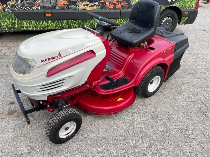 gutbrod zitmaaier JLX 76 RA achtervanger hydrostaat, Tuin en Terras, Zitmaaiers, Gebruikt, Minder dan 90 cm, Elektrische starter