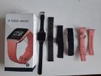 Fitbit Versa Smart Watch, Peach/Rose Gold Aluminium + GRATIS, GPS, Ophalen of Verzenden, Zo goed als nieuw, Roze