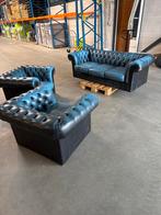 Chesterfield set blauw, Ophalen