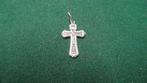 Zilveren orthodox kruisje., Ophalen of Verzenden, Gebruikt, Sieraad, Overige religies