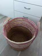Rose mand, Huis en Inrichting, Woonaccessoires | Schalen en Manden, Mand, Rond, Ophalen of Verzenden, Zo goed als nieuw