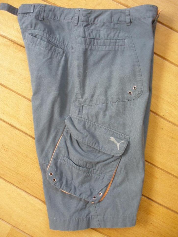 PUMA bermuda grijs maat 164, Kinderen en Baby's, Kinderkleding | Maat 164, Zo goed als nieuw, Jongen, Broek, Ophalen of Verzenden