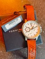 Tommy Hilfiger Gronograph nieuw, Ophalen of Verzenden, Zo goed als nieuw, Staal, Overige merken