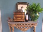 Antieke Wandtafel met marmer blad, Ophalen