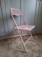 Bureaustoel/klapstoel fluweel oud roze. Nieuw., Kinderen en Baby's, Nieuw, Ophalen of Verzenden