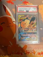 Eevee & Snorlax SM169 PSA 9 - Zeldzame Pokémonkaart, Ophalen of Verzenden, Zo goed als nieuw, Losse kaart, Foil