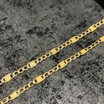 14k gouden ketting cuban schakel, Ophalen of Verzenden, Zo goed als nieuw, Goud
