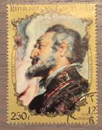 Tsjaad - schilderij detail Rubens - Henri IV, Ophalen of Verzenden, Overige landen, Gestempeld