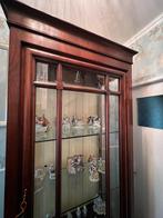 Vitrinekast met geslepen glas en verlichting, Huis en Inrichting, Kasten | Vitrinekasten, Minder dan 100 cm, 25 tot 50 cm, 50 tot 100 cm