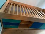 Gratis bed, Ophalen, 90 cm, Eenpersoons, Blauw