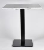 Restaurant tafel marmer vierkant 70 x 70 cm, 50 tot 100 cm, Vierkant, Nieuw, Metaal