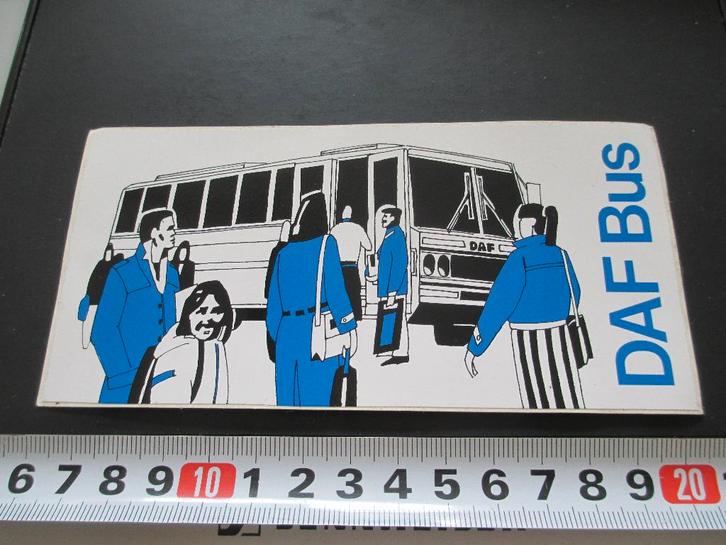 sticker DAF bus, Verzamelen, Stickers, Zo goed als nieuw, Ophalen
