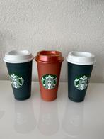 Drie Starbucks bekers warme dranken, Nieuw, Ophalen of Verzenden, Gebruiksvoorwerp