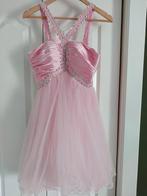 Leuke barbie roze jurk met tule, Kleding | Dames, Jurken, Ophalen of Verzenden, Roze, Zo goed als nieuw, Maat 36 (S)