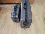 Hardschaal Kofferset grijs, 60 tot 70 cm, Gebruikt, Hard kunststof, Slot
