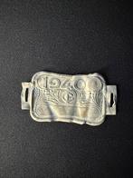 Fietsbelastingplaatje 1940 | WO2, Ophalen of Verzenden, Nederland, Embleem of Badge