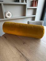 Gele Rolkussen - Decoratief en Comfortabel, Huis en Inrichting, Woonaccessoires | Kussens, Ophalen of Verzenden, Zo goed als nieuw