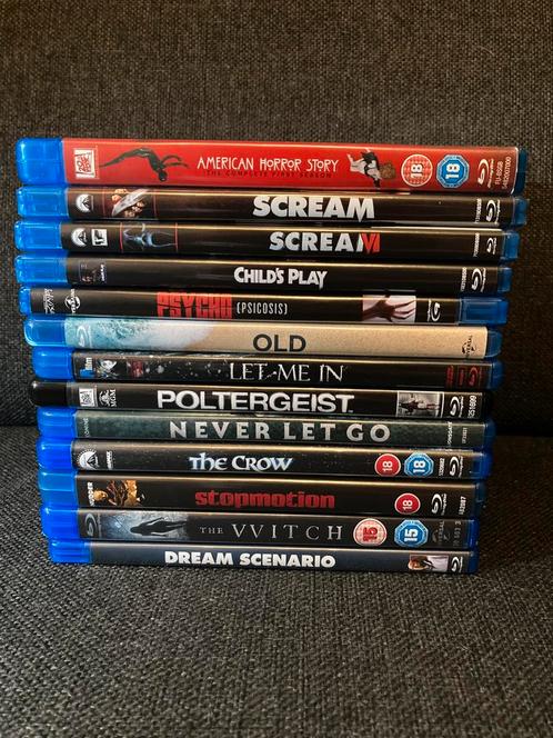 Verschillende Blu-ray - Horror / Thriller te koop, Cd's en Dvd's, Blu-ray, Zo goed als nieuw, Horror, Ophalen of Verzenden