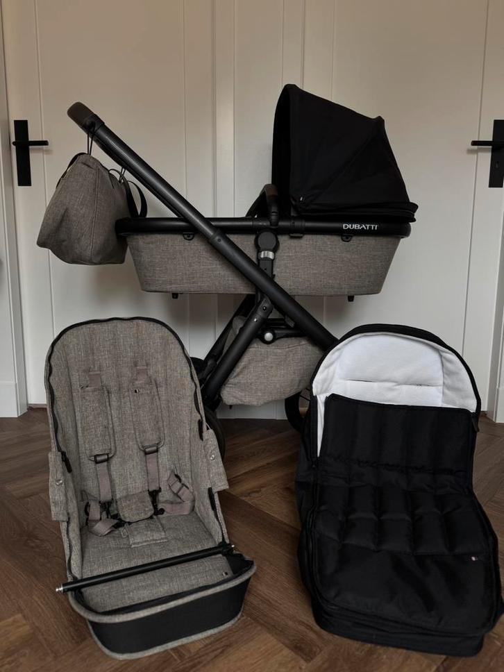 Dubatti One E3 E4 kinderwagen z.g.a.n., Kinderen en Baby's, Kinderwagens en Combinaties, Zo goed als nieuw, Combiwagen, Overige merken