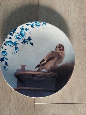 Heinen Delfts blauw puttertje wandbord beschikbaar voor biedingen