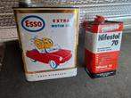ESSO BLIK OLIE  . NEFESTOL . VINTAGE., Verzamelen, Blikken, Ophalen of Verzenden, Gebruikt, Overige