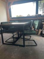 Industriële Eettafel, Ophalen, Zo goed als nieuw, 4 tot 6 stoelen