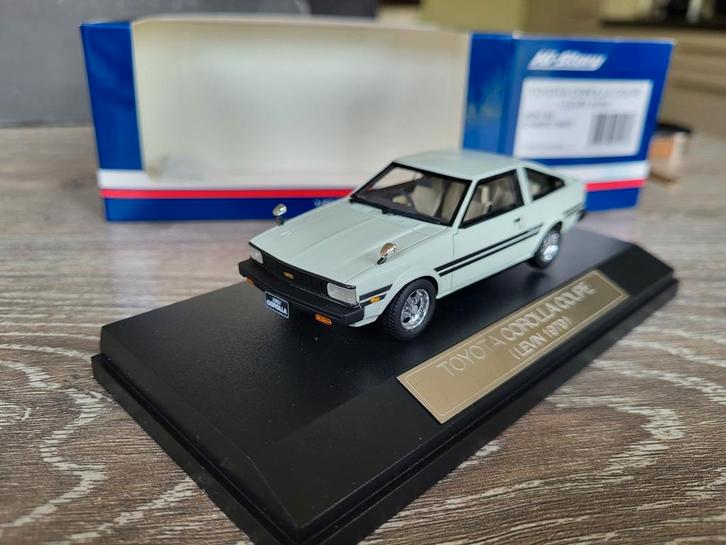 Toyota Corolla 1979 coupe schaal 1:43, Hobby en Vrije tijd, Modelauto's | 1:43, Zo goed als nieuw, Auto, Overige merken, Ophalen of Verzenden