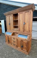 Teak Buffetkast Vitrinekast Apothekerskast, Met deur(en), Nieuw, 150 tot 200 cm, 25 tot 50 cm